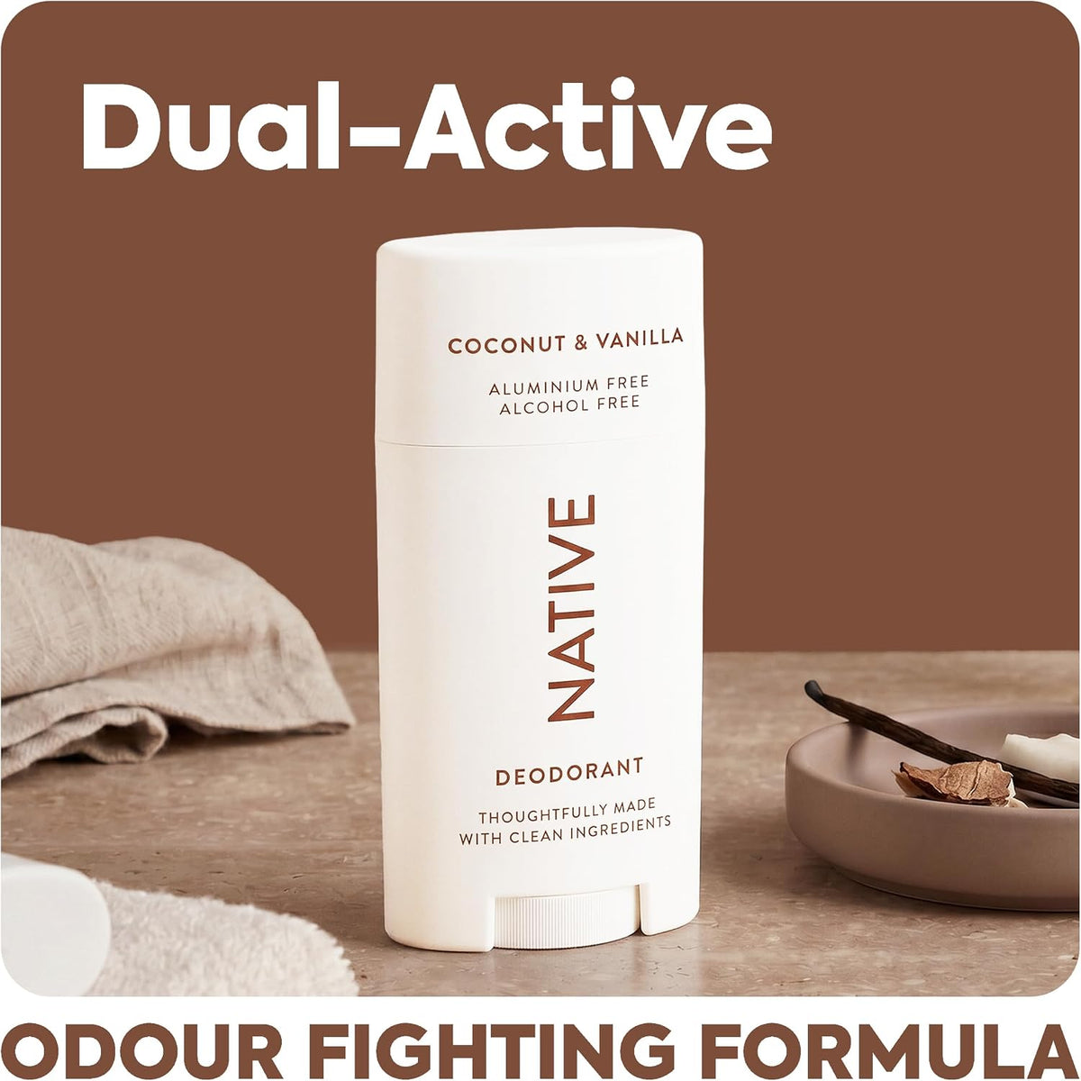 Native Coconut and Vanilla Deodorant Stick, 75 ml - view 4