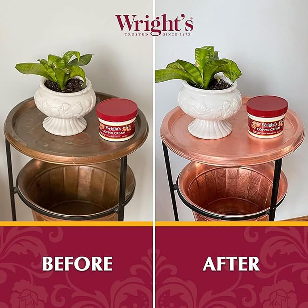 Wright's Copper Cream Cleaner and Polish 8 fl oz - view 5