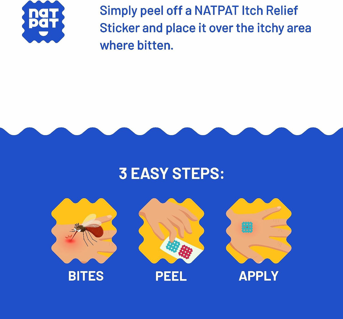 NATPAT BuzzPatch Magic Patch Itch Relief Stickers - view 4