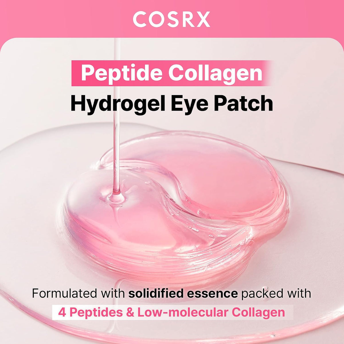 COSRX Pink Peptide Collagen Hydrogel Eye Patches, 60 Patches - view 3