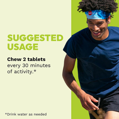 SaltStick FastChews Electrolyte Chewable Tablets Green Apple 60 Count - view 6
