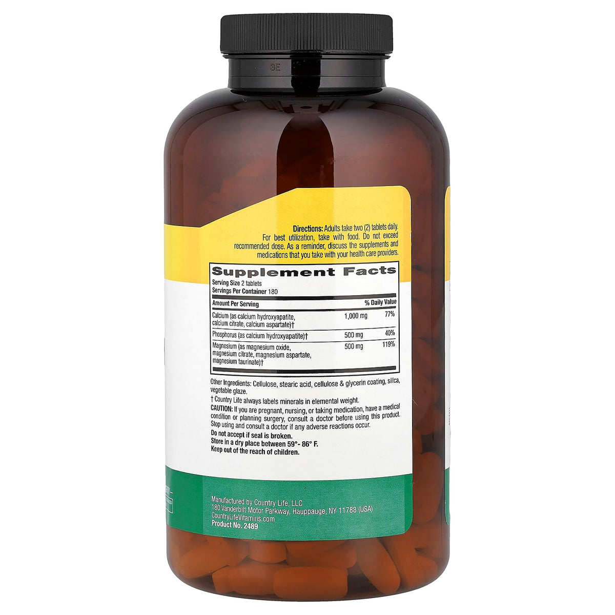 Country Life Target-Mins Calcium-Magnesium Complex, 360 Tablets - view 2