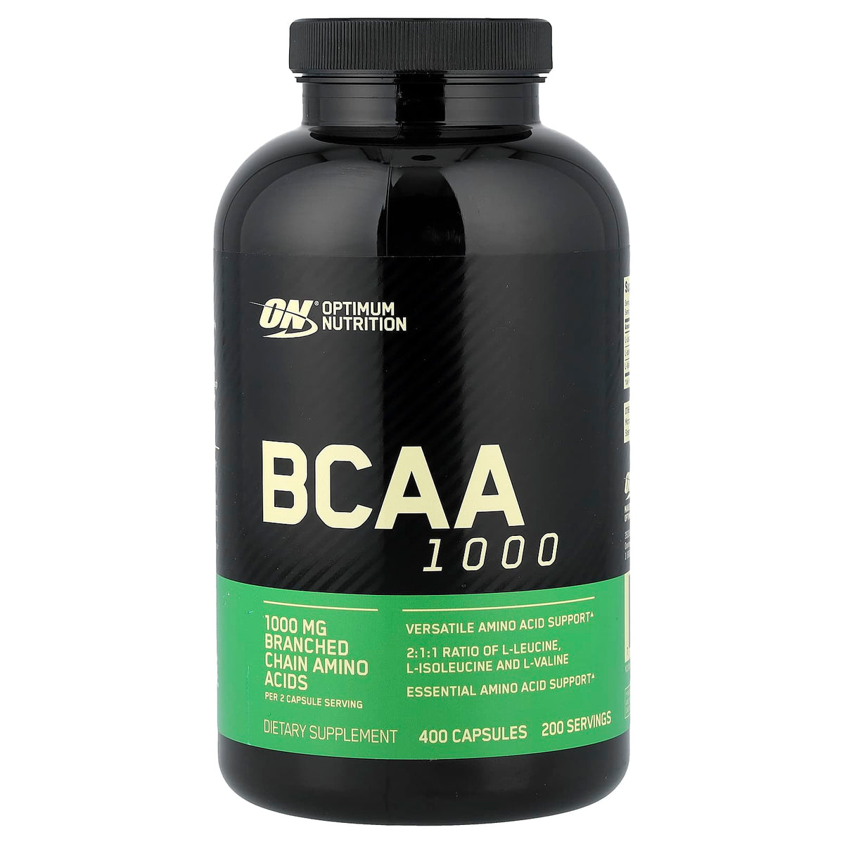 Optimum Nutrition BCAA 1000, 400 Capsules