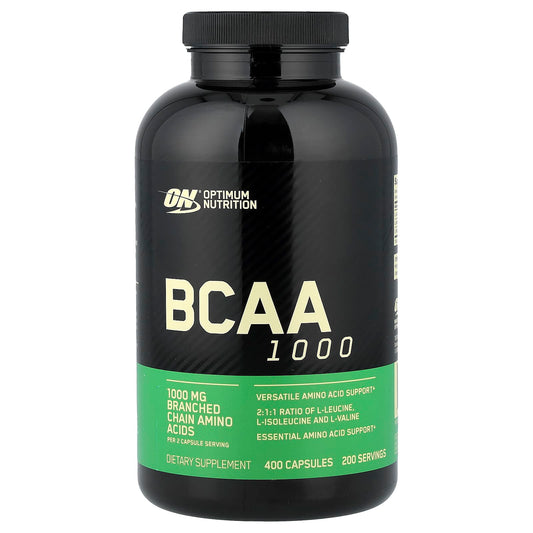 Optimum Nutrition BCAA 1000, 400 Capsules