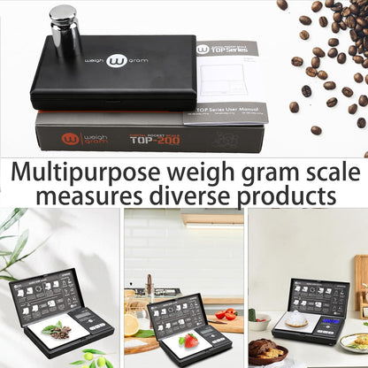 Weigh Gram Digital Pocket Scale 200g x 0.01g with Calibration Weight - view 5