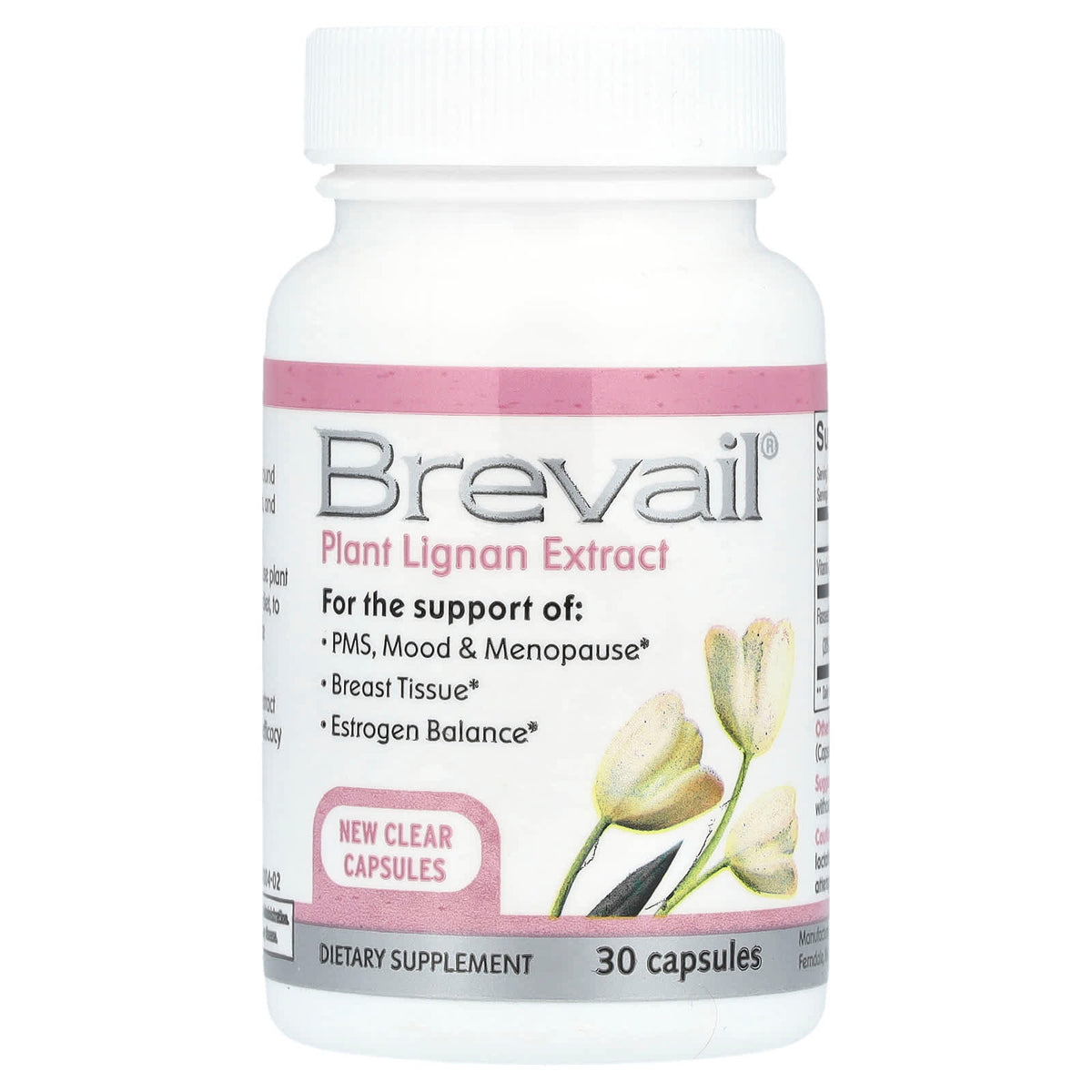 Barlean's Brevail Plant Lignan Extract, 30 Capsules - view 3