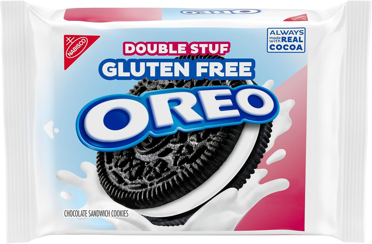 Oreo Double Stuf Gluten Free Chocolate Sandwich Cookies, 354 g (12.47 oz) — product view