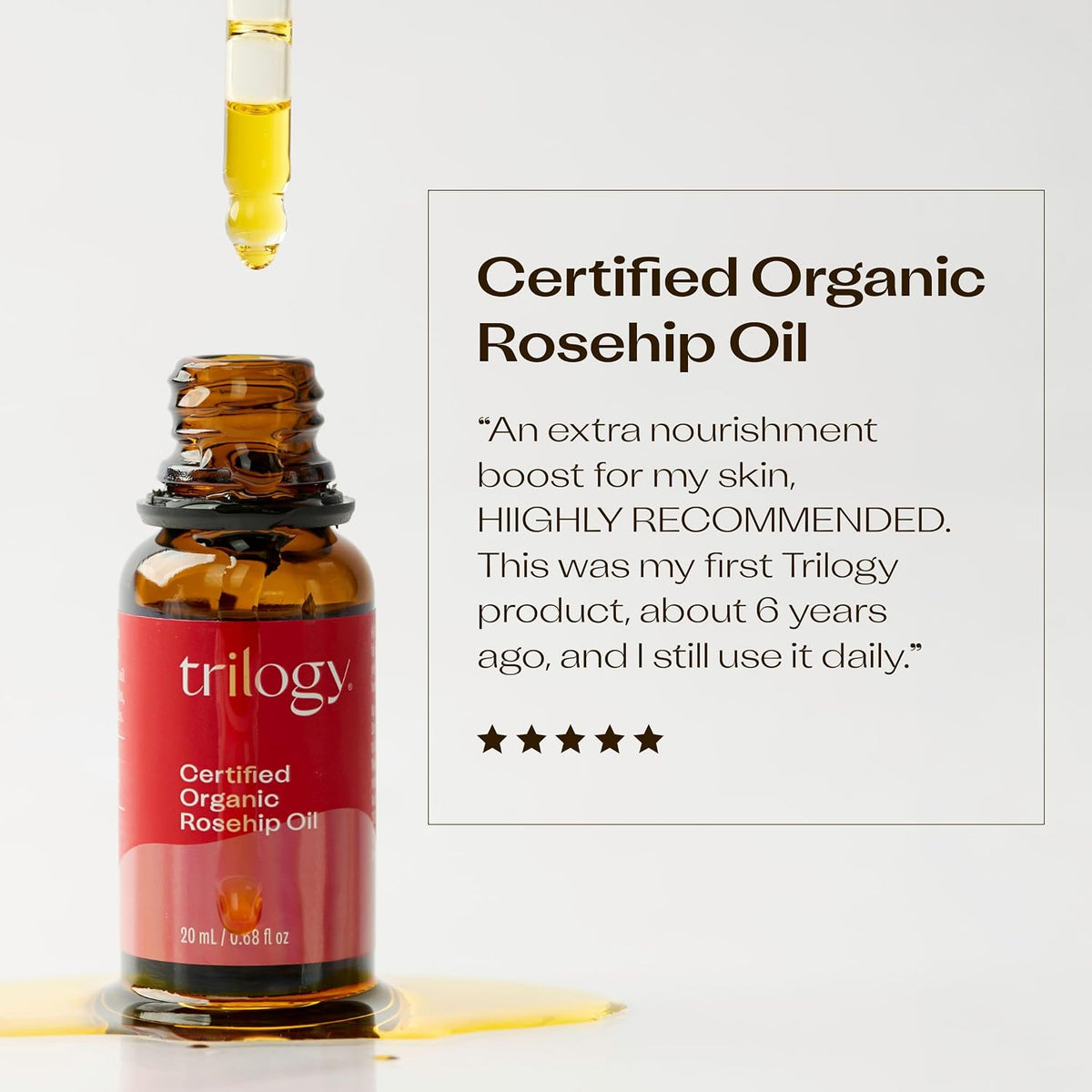 Trilogy Certified Organic Rosehip Oil 0.68 fl oz - view 3