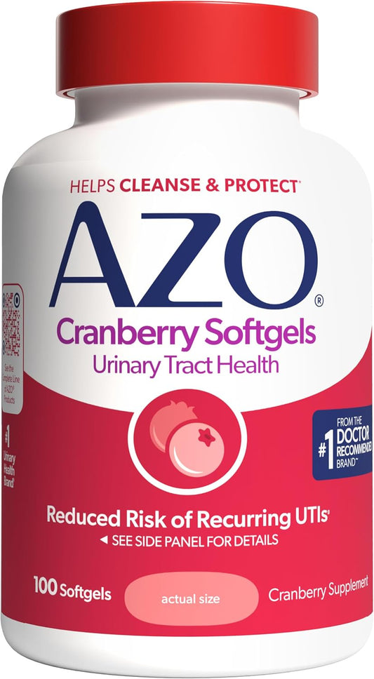 AZO Cranberry Softgels, 100 Count