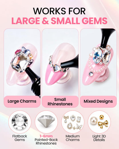 Makartt Rhinestone Glue for Nails, 3D Gel for Charms, 30 g - view 3