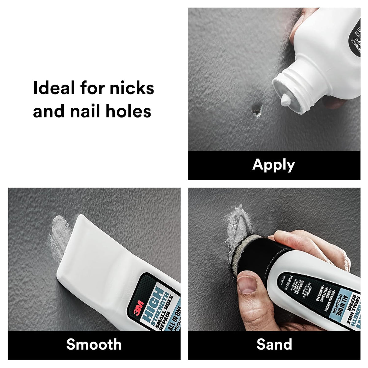 3M High Strength Small Hole Repair, All-in-One Applicator Tool - view 3