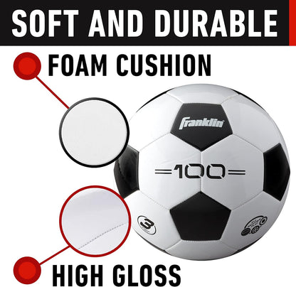 Franklin Sports Competition 100 Soccer Ball, Size 3 - view 4