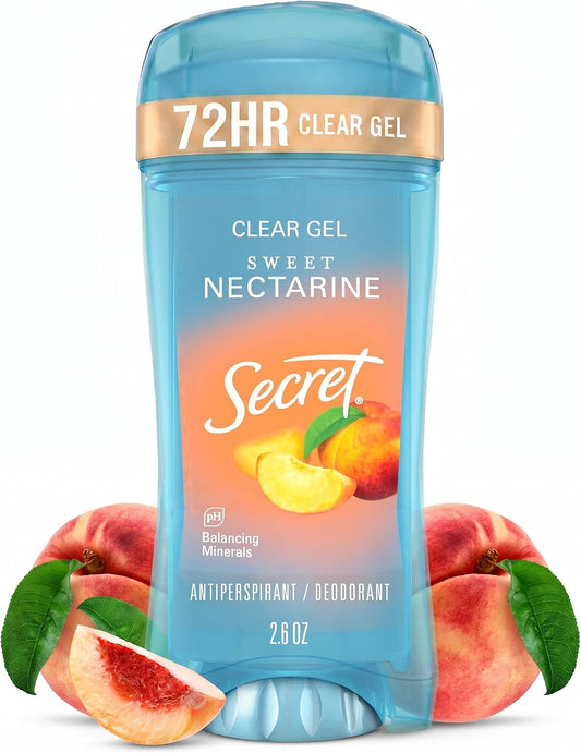 Secret Scent Expressions Women's Clear Gel Antiperspirant Nectarine 2.6 oz