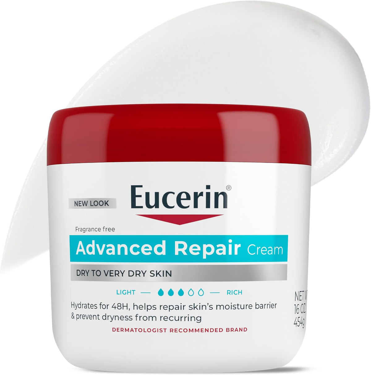 Eucerin Intensive Repair Creme, 16 oz — product view