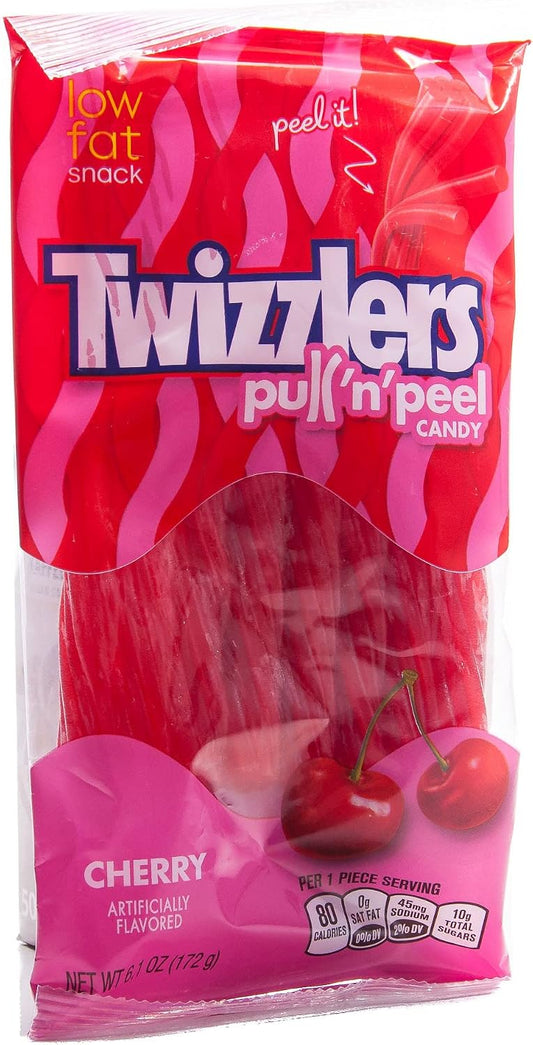 Twizzlers Cherry Pull-n-Peel Candy 6.1 oz (172 g)
