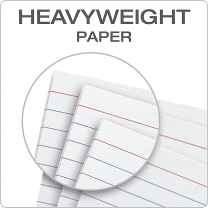 Oxford Heavyweight Ruled Index Cards, 3 x 5 Inch, White, 100 Pack - view 3