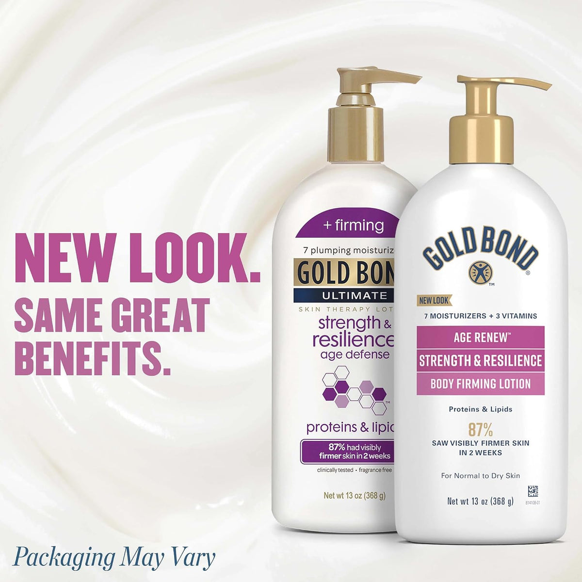 Gold Bond Age Renew Strength & Resilience Lotion for Mature Skin, 13 oz - view 2