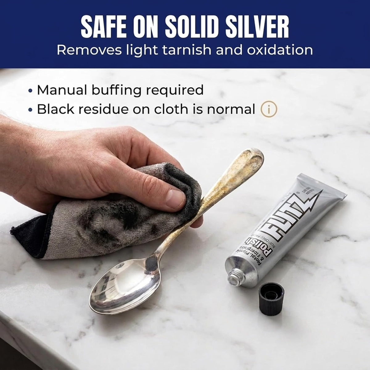 Flitz Metal Polish and Cleaner Paste 50 g (1.76 oz) - view 2