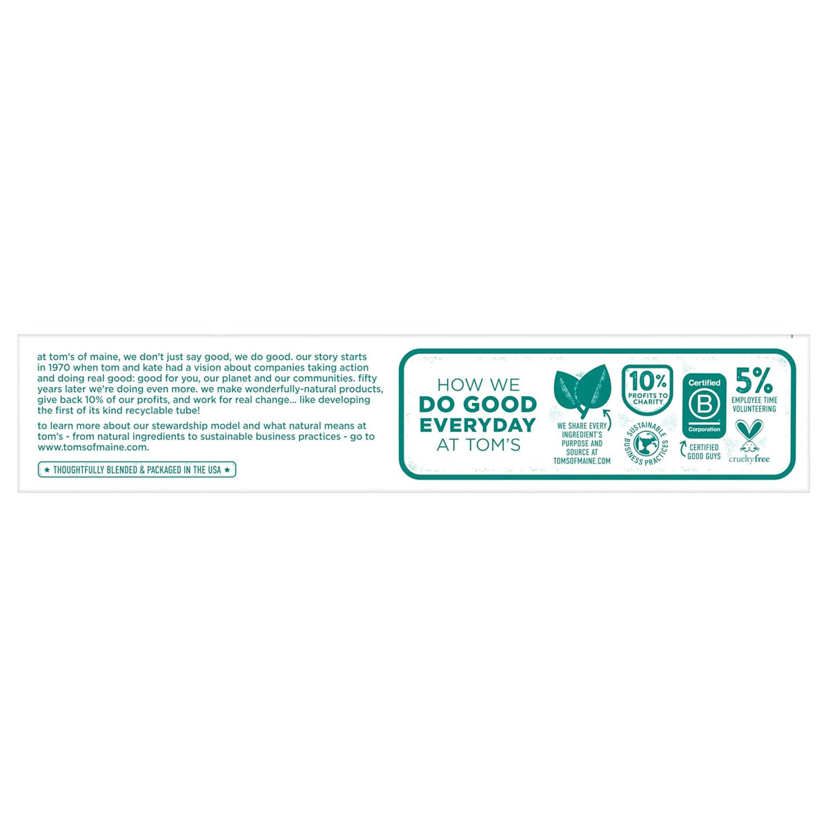 Tom's of Maine Wicked Fresh Toothpaste, Cool Peppermint 4.7 oz, Pack of 2 - view 5