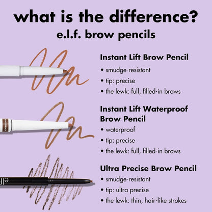 e.l.f. Instant Lift Brow Pencil, Dual-Sided, Blonde - view 6