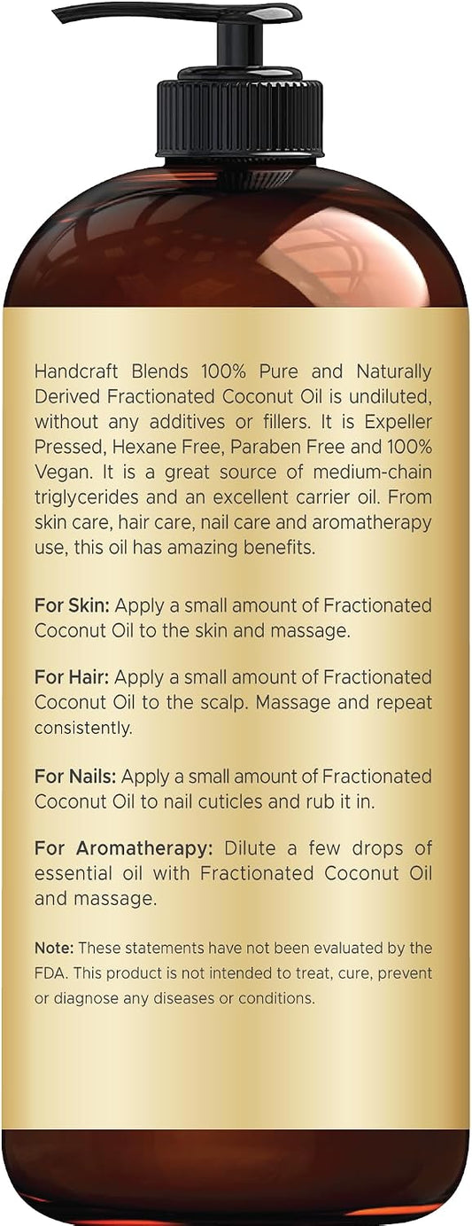 Handcraft Blends Fractionated Coconut Oil 473 ml - view 2