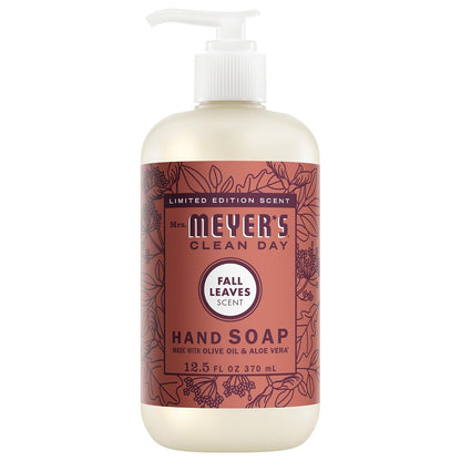 Mrs. Meyer's Clean Day Hand Soap, Fall Leaves Scent, 12.5 fl oz (375 ml)
