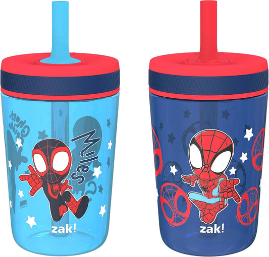 Zak Designs Marvel Spider-Man Kelso Toddler Cups, 15 oz, 2-Pack