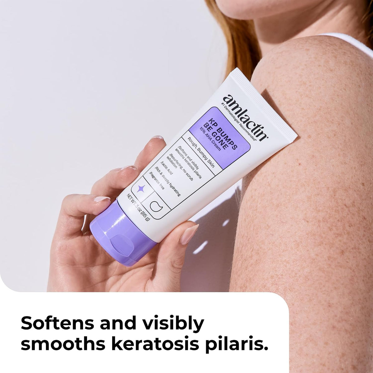 AmLactin KP Bumps Be Gone Exfoliating & Hydrating Cream, 85 g (3 oz) — alternate product view
