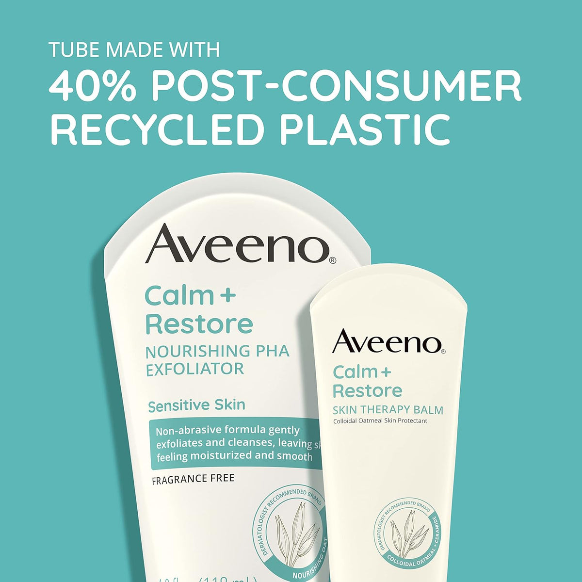 Aveeno Calm + Restore Nourishing PHA Exfoliator, Fragrance-Free, 4 fl oz - view 3