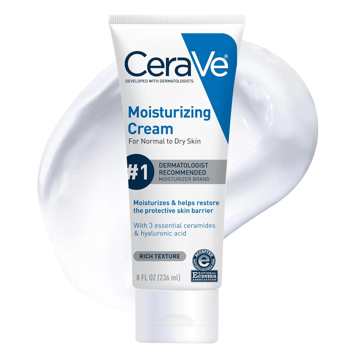 CeraVe Moisturising Cream for Face & Body 227 g (8 oz) — product view