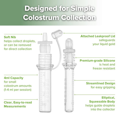 haakaa Silicone Colostrum Collector Kit, 4 ml, 6 Pieces - view 5