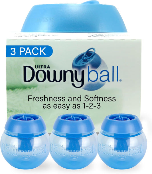 Downy Ball Fabric Softener Dispenser, Blue, Pack of 3