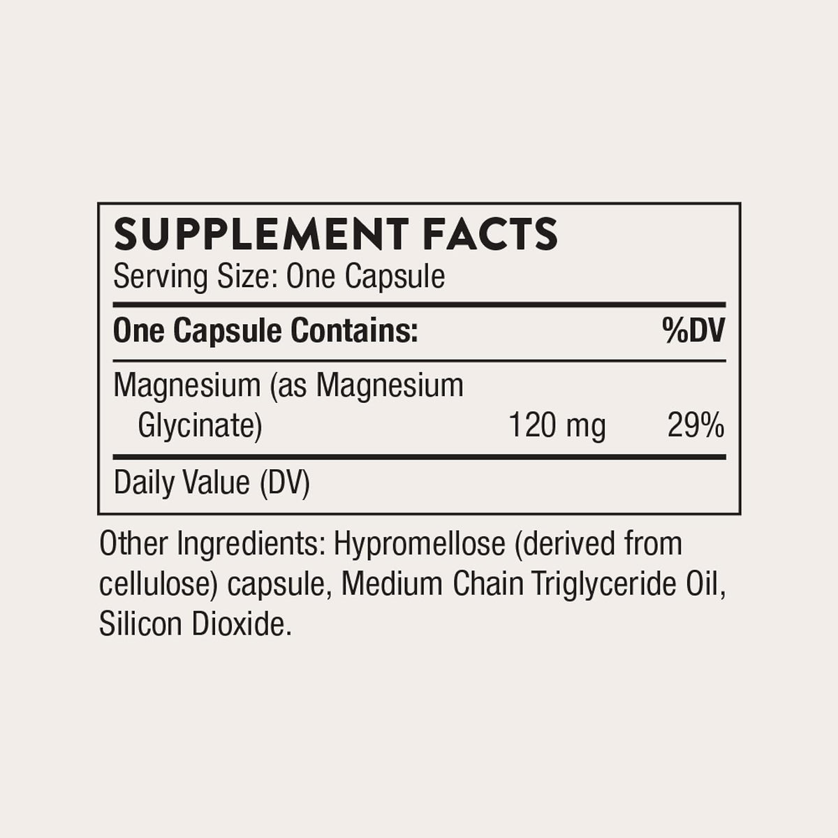 Thorne Magnesium Glycinate, Chelated Magnesium Supplement, 90 Capsules - view 5