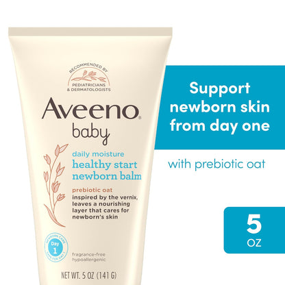 Aveeno Baby Healthy Start Newborn Balm, Fragrance-Free, 5 oz (140 g) - view 2