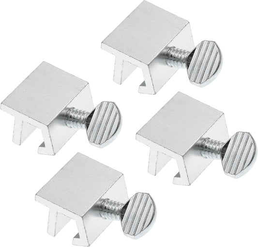 Prime-Line Sliding Window Security Lock, 1/8 in Rail, Aluminium, 4 Pack