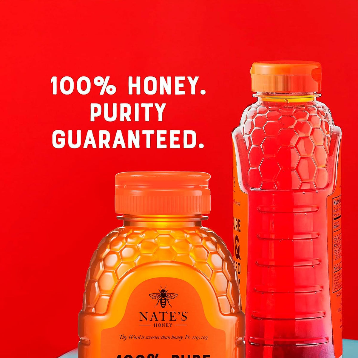 Nature Nate's 100% Pure Raw and Unfiltered Honey 32 oz (907 g) - view 3