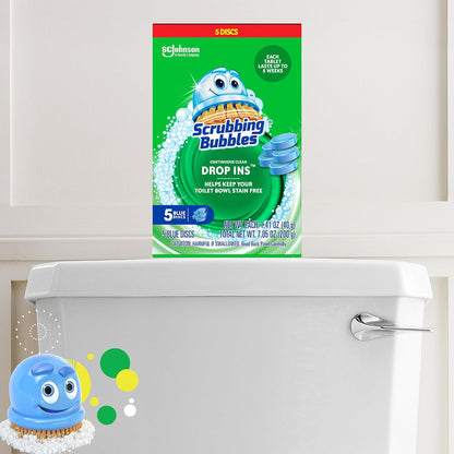 Scrubbing Bubbles Toilet Cleaner Drop-Ins Tablets, 5 Count (7.1 oz) - view 6