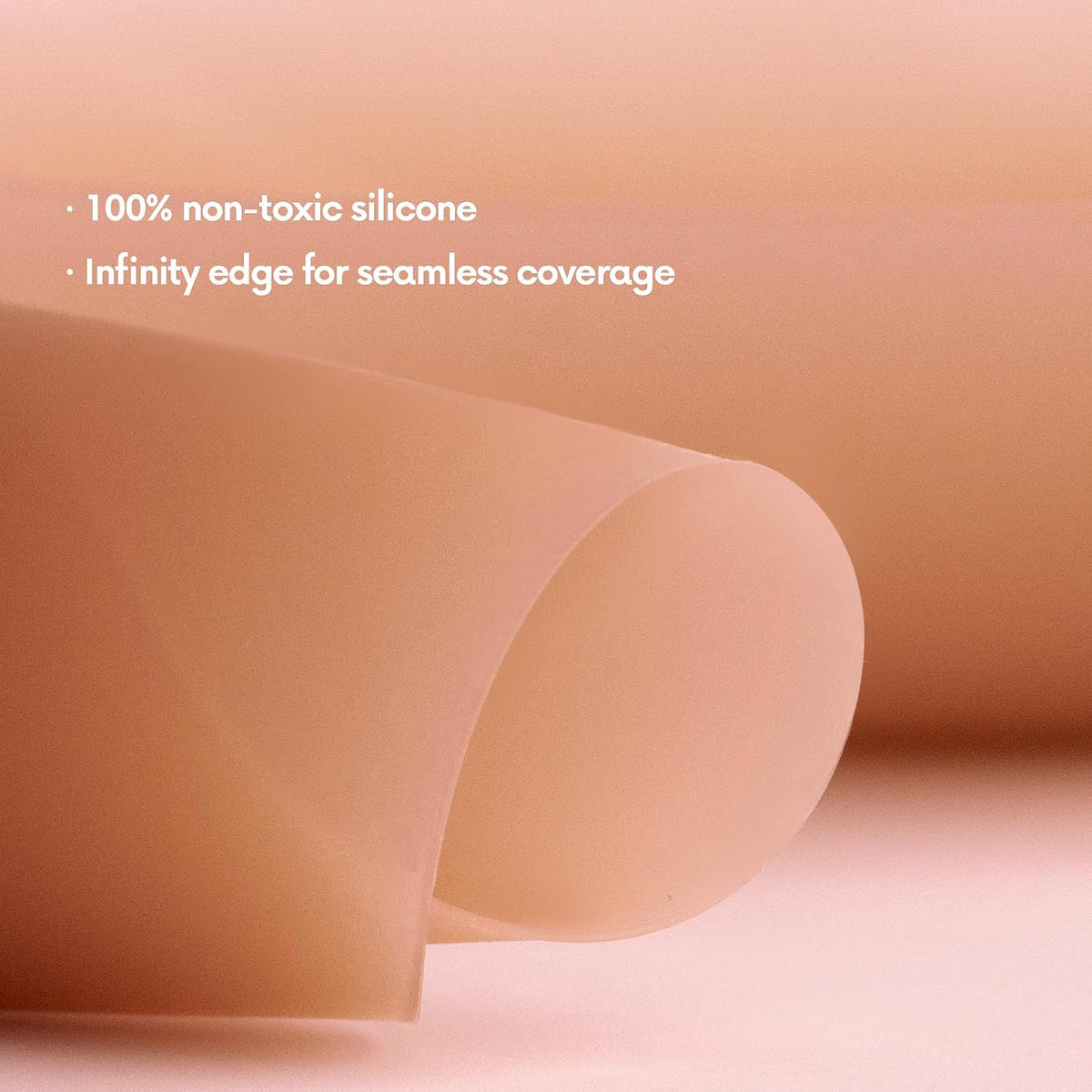 CAKES Body Non-Adhesive Circle Nipple Covers, Reusable Silicone - view 4