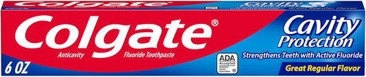 Colgate Cavity Protection Regular Toothpaste, 6 oz