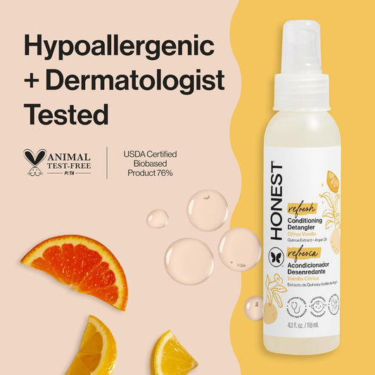 The Honest Company Conditioning Detangler Sweet Orange Vanilla 4 oz - view 2