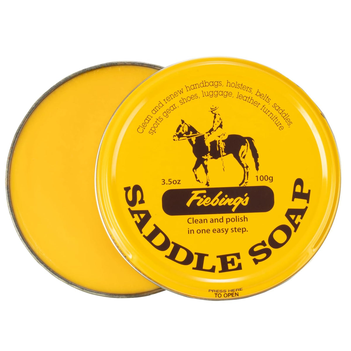 Fiebing's Saddle Soap Paste, Yellow, 99 g (3.5 oz) — product view
