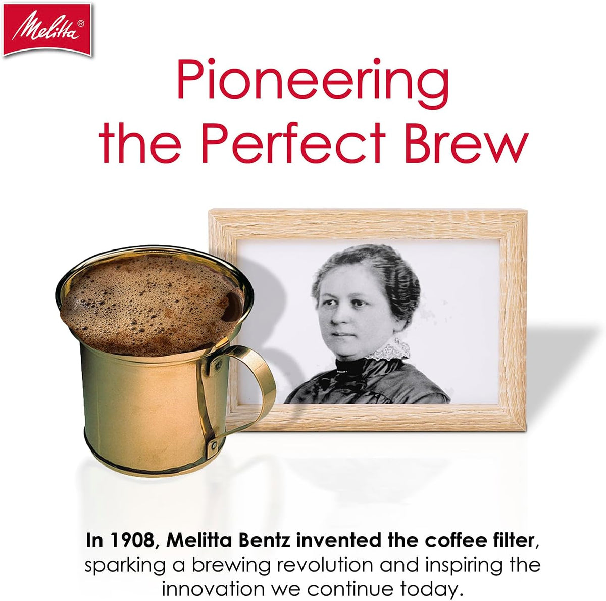 Melitta #2 Unbleached Cone Coffee Filters, Natural Brown, 100 Count - view 4