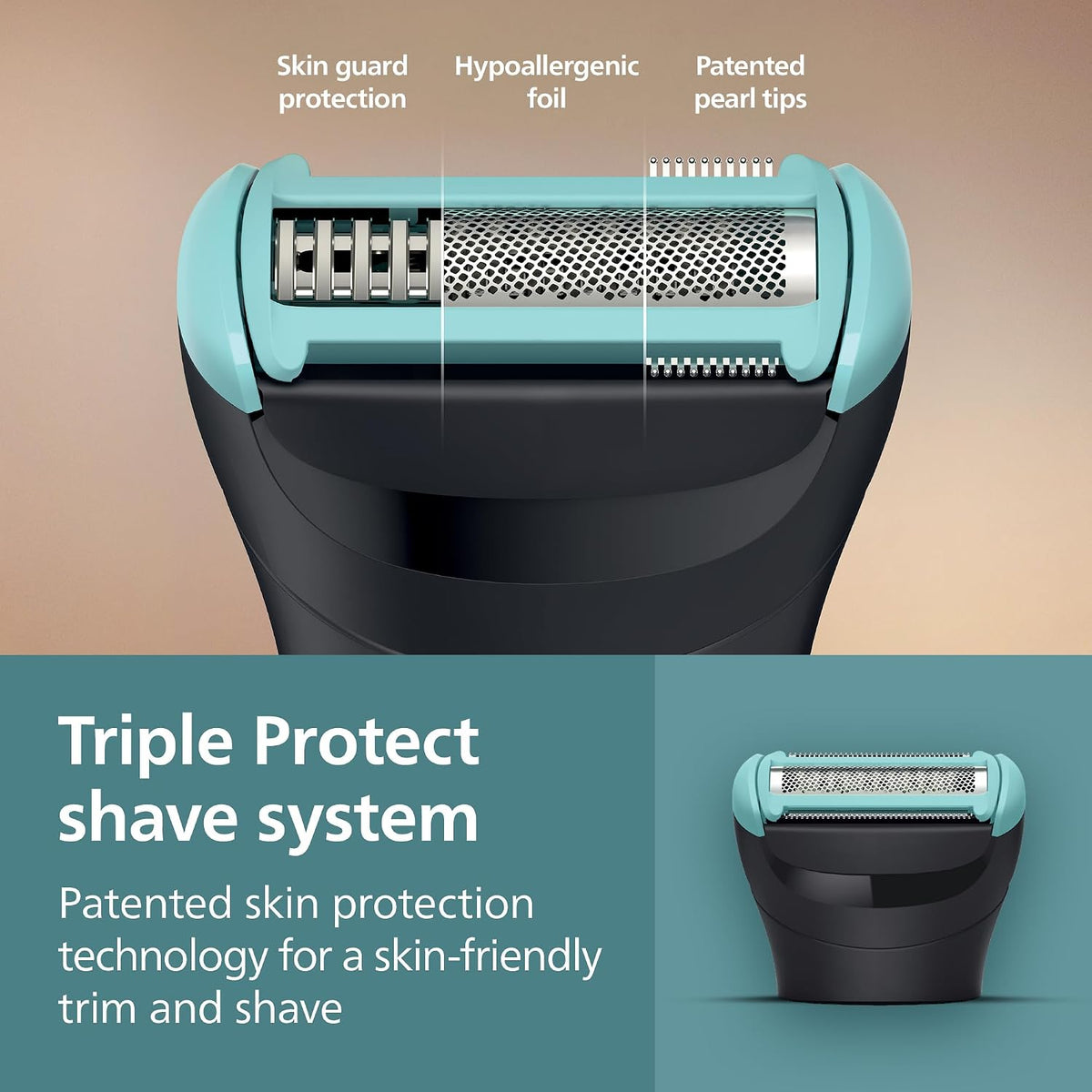 Philips Norelco Body Groomer 5000 Dual Head Trimmer and Shaver - view 4