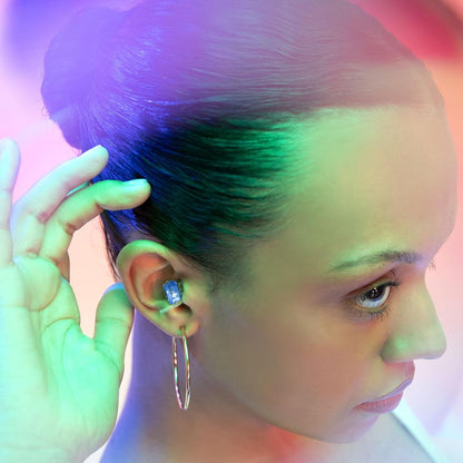 Eargasm High Fidelity Earplugs, Blue, with Keychain Case - view 6