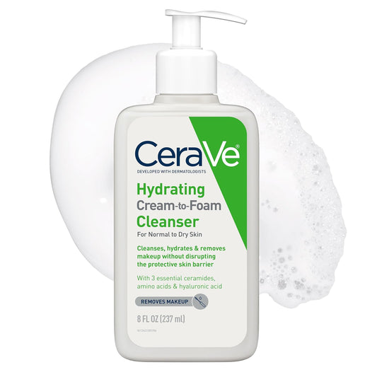 CeraVe Hydrating Cream-to-Foam Cleanser 8 oz