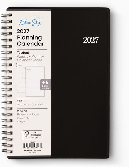Blue Sky 2027 Weekly and Monthly Planner, 5 x 8 in, Enterprise