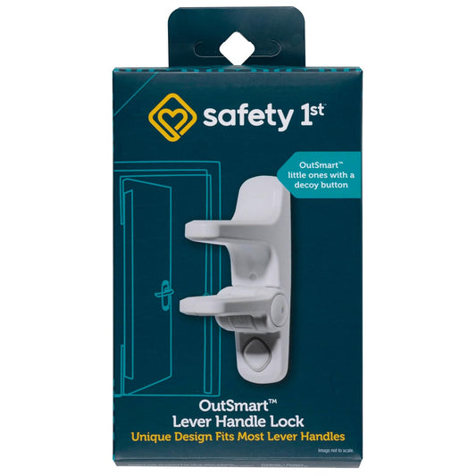 Safety 1st OutSmart Door Lever Lock, White, 1 Count
