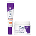 CeraVe Vitamin C Serum and Skin Renewing Night Cream Skincare Set