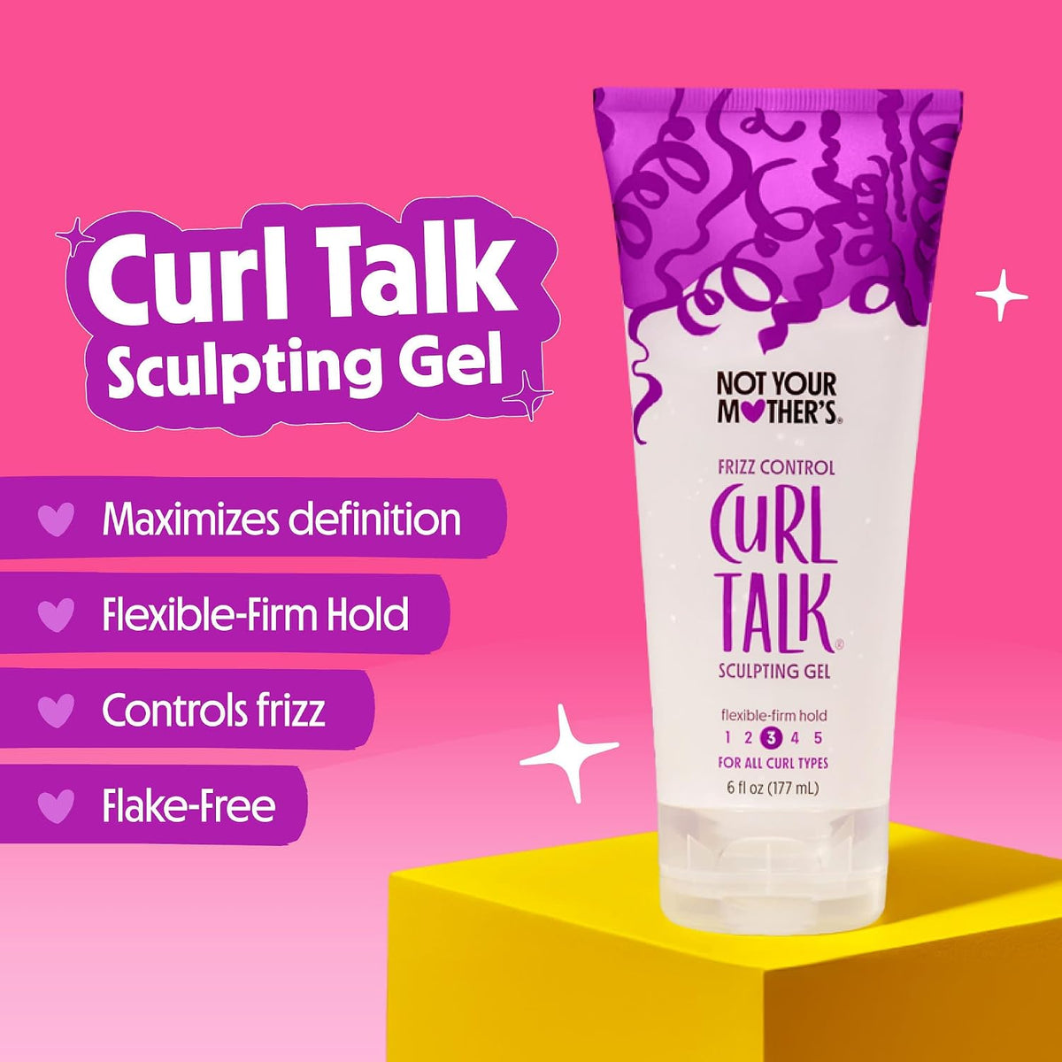 Not Your Mother's Curl Talk Gel and Defining Cream 6 fl oz, Pack of 2 - view 4