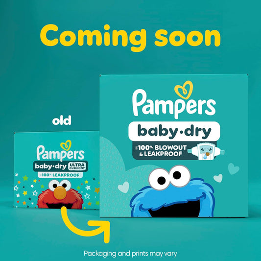 Pampers Baby Dry Ultra Cushiony Nappies, Size 4 (15-34 lbs), 150 Count - view 2